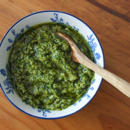 Wild garlic pesto