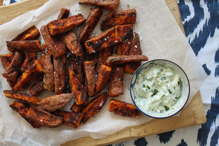 Sweet Potato Wedges with Vegan Aioli recipe 