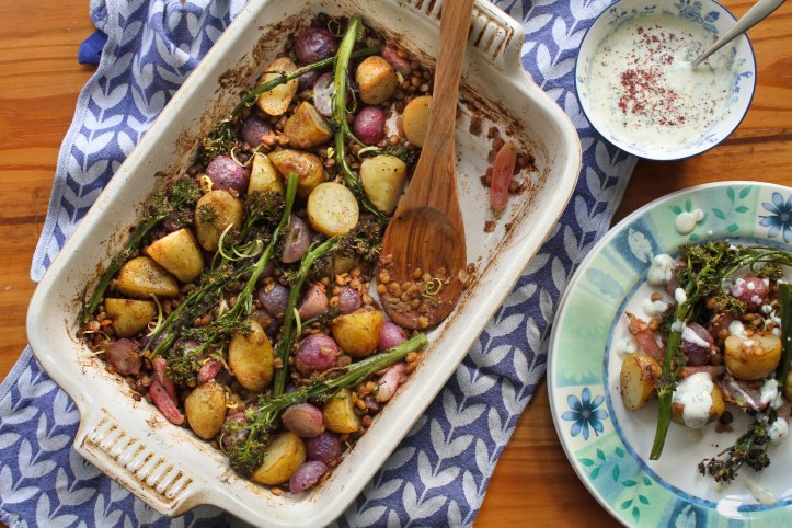 Roasted Radish, Potato & Lentil Salad Recipe 