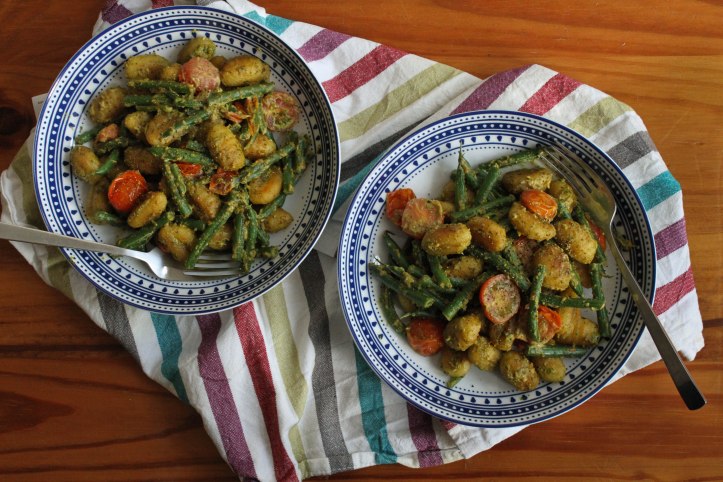vegan pesto gnocchi recipe