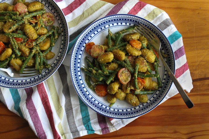 vegan pesto gnocchi recipe